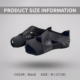 Yoga Socks Toeless Non-Slip Grips & Straps, Anti-Slip Five Toe Socks for Pilates, Barre, Ballet, Dance, Workout for Women