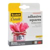 Scotch Adhesive Squares, Permanent Double-Sided Tape Squares for Crafting, Art,