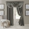 Elrene Home Fashions Versailles Room-Darkening Faux-Silk Waterfall Window Valance, Accessory