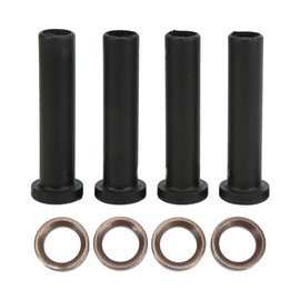 KIMISS Pack of 4 Front A Control Arm Long Bushings with Spacer, Black Front A Control Arm Lower Bushings for Trail Blazer 250 1993-2005