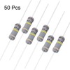 uxcell 50Pcs 100K Ohm Resistor, 2W 5% Tolerance Carbon Film
