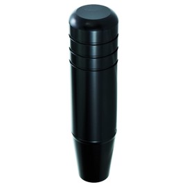 Temzzer Gear Shift Knob 5 Inch Shifter Lever Head Aluminium for Most Manual Automatic Vehicles (Black)