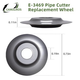 CAMOLIKOS 2-Pack E-3469 Model Tubing Cutter Replacement Wheel For RIDGID 41317 Cutting Machine Replacement Parts