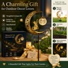 Solar Garden Stake Light for Outdoor Decor – Owl Moon