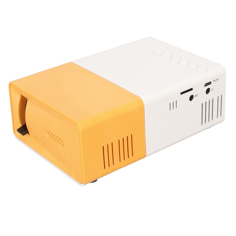 Mini Projector TFT LCD 1080P Support AV VGA HD USB