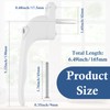2PCS UPVC Window Handle Lockable Window Handle with Key, Aluminum