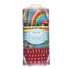 KitchenCraft Pack of 250 Cupcake Cases, Assorted 'Brights' Floral /