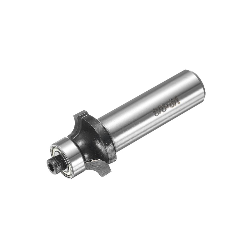 sourcing map Roundover Router Bit 1/2" Shank 3/8" Cut Diameter