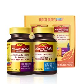 Naturemade [NatureMade] Men's and Women's Multivitamin Set (Multi for Women + Multi for Men) / [네이처메이드] 남녀 멀티비타민 SET (멀티 포 우먼+멀티 포 맨)
