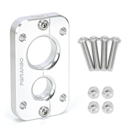 01232023 Firewall Pass Through for Holley Terminator X Max Eliminates Gromet in fire Wall- Bulkhead Wiring Harness (Silver)