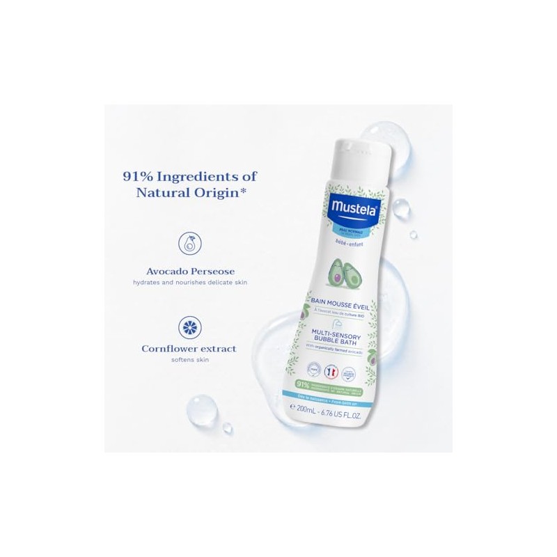 Mustela - Mustela Baby Multi Sensory Bubble Bath - 200ml