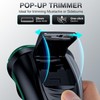 Electric Razor for Men, Rechargeable Shaver with Charging Stand, Cordless