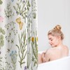 MAYZUS Extra Long Shower Curtain 72 x 84 Inch, Tall