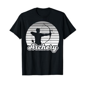 Archery Enthusiast Arrow Silhouette Graphic T-Shirt