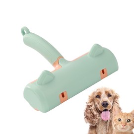 Orange-Green Lint Roller Pet Hair Like Reusable Lint Rollers for Pet Hair Remover for Furniture Carpet Brush Suitable for Cleaning and Removing Hair on Pets, Clothes and Sofas