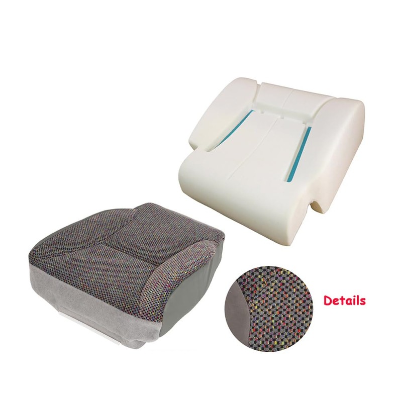 BuliBoao Driver Side Bottom Seat Cover & Foam Cushion Fit