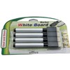 4 Black Magnet White board whiteboard marker pens dry erase