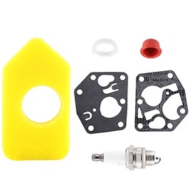 VOANZO Carburetor Seal Gasket Air Filter Spark Plug Replacement Kit compatible with Briggs & Stratton 272372 281028 495770 795083