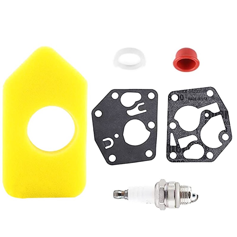 VOANZO Carburetor Seal Gasket Air Filter Spark Plug Replacement Kit
