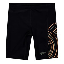 Speedo Kids Plas PlaceJam Black/Nect/Green 15-16 Years