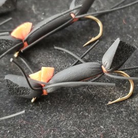 FRONTIER CHERNOBYL ANT SIZE 8 FLY FISHING FLIES FRONTIER
