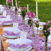 Lilac Purple Cheese Cloth Table Runner Easter Spring Boho Romantic