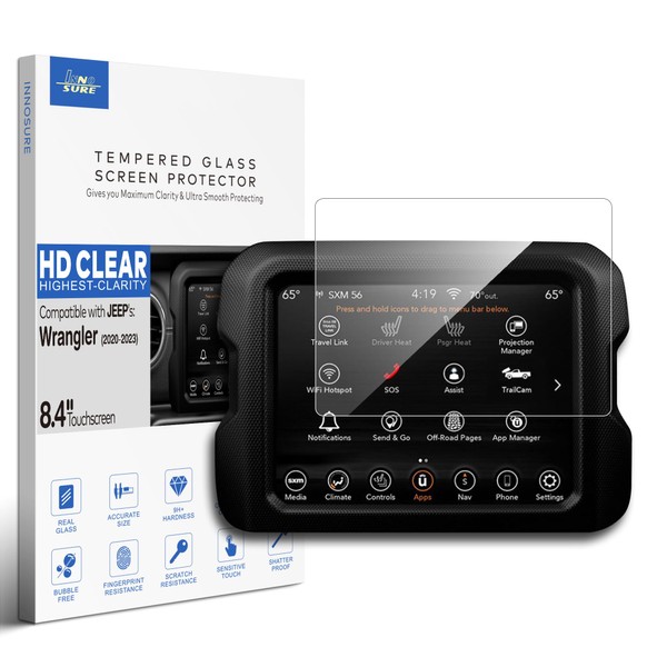 INNOSURE Tempered Glass Screen Protector Compatible with 2020 2021 2022