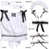 CarolynDesign Japanese Anime Sissy Maid Dress Anime French Maid Apron