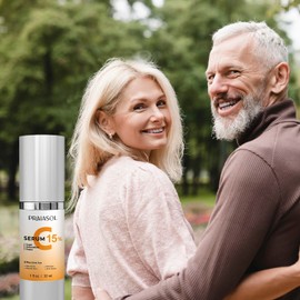 Praiasol Vitamin C Face Serum, Super Vitamin C Serum for Facial Use, Anti Aging Face Serum, Suitable for Mature Skin, Targets Age Marks, Wrinkles, and Smoothes Skin Texture. 1 fl oz.