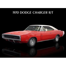 1970 Dodge Charger R/T in Red & White NEW Metal Sign: 9x12" & Free Shipping