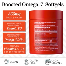 sibu sibu Omega-7 Plus Softgels Starter Kit (60ct, 30 Day Supply) – Blend of Sea Buckthorn Oil and Plant-Based Vitamin D3 & Omega-3 DHA