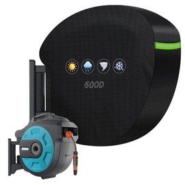 YedZen Hosepipe Cover for Garden Hozelock Hose Reel Auto Reel 2595 0000, 600D Oxford Cloth PU Waterproof Hosepipes Cover