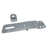 QCAA Double Hinge hasp and Fixed Staple, Zinc Plated, 4-1/2",