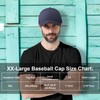 Men's Oversize XXL Baseball Cap Adjustable Performance Snapback Hat Laser