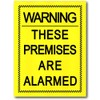 EPOSGEAR® "Warning - These Premises Are Alarmed" Rigid Plastic Safety