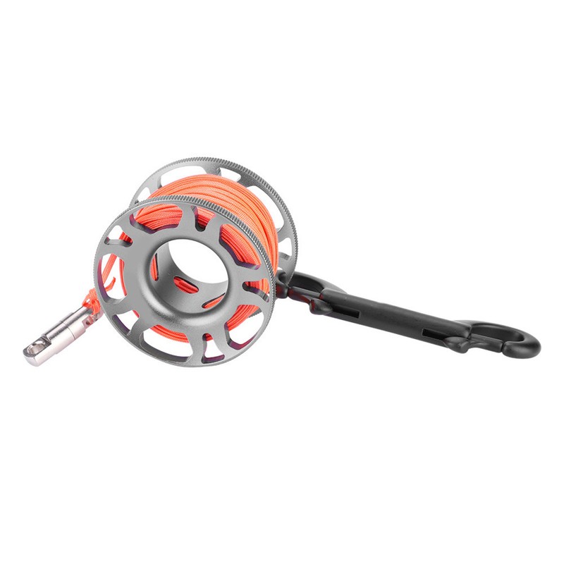 KEEP DIVING Aviation Aluminum Finger Reel Clip Scuba Diving Tech Spool