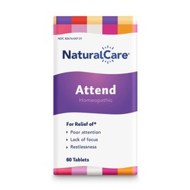 Attend Tablets, 60ct - May Help Improve Focus & Attention for Poor Attention, Lack of Focus, Restlessness - Tablets