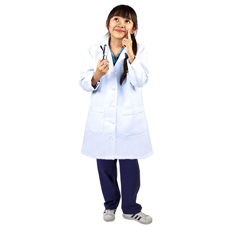 Natural Uniforms Childrens Lab Coat-Soft Touch, 12/14