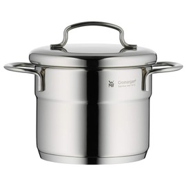 WMF 12 cm Mini High Casserole with Lid, 12cm, Silver