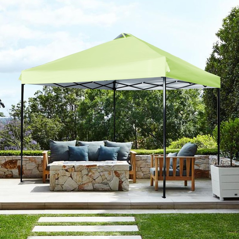 JANCANOPY 10x10 Canopy Replacement Top with Air Vent Silver Coated