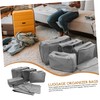 Baluue 8pcs Luggage Organizer Bags Set Travel Packing Cubes for