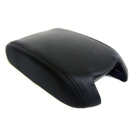 Center Console Armrest Leather Synthetic Cover for Ford for Taurus 2010-2019 1pc Black for-TAU-1019