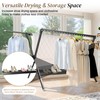 SERdeerCH 54-90.5 Inches Clothes Drying Rack,Foldable Laundry Clothes Drying Rack,