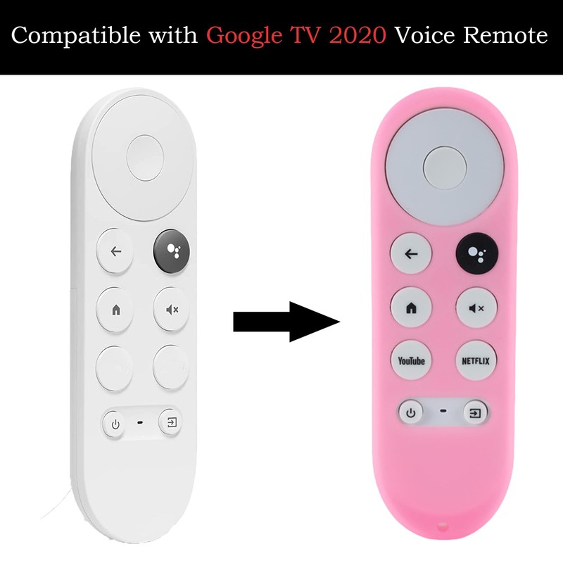 2Pack Gavyqier Remote Cover Compatible with 2020 Chromecast with Google