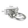 BuuyyBann 4 Pcs Stainless Steel Ceiling Hook Durable Square Pad