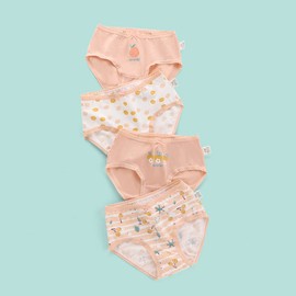 benetia Toddler Underwear Flowers Panties 8-Pack Size 4t 5t Girls Cartoon Briefs – Full Coverage, No Ride-Up, Comfortable Fit