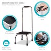 DMI Step Stool with Handle and Non Skid Rubber Platform,