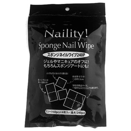 Naility! Sponge Nail Wipes, 240P