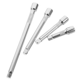GLEAVI 4pcs Ratchet Wrench Extension Set Wobble Extension Tool for Tight Spaces Vanadium for Automotive and Machinery Repairs