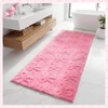 Tinideya Pink Bow Runner Rug 2'x5', Rug for Bath Dorm